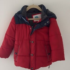 Boden kids puff winter coat size 3-4yr